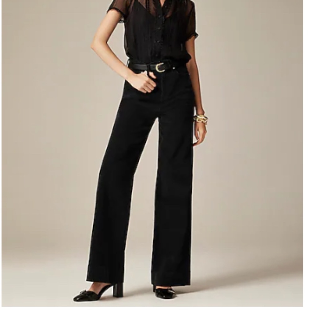 J. Crew Wide-leg corduroy trouser 23P